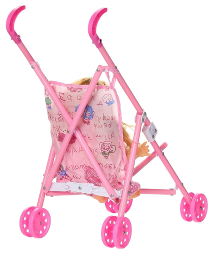 Baby Doll With Stroller